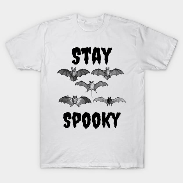 Stay Spooky Cute Bats T-Shirt by SpookyTee